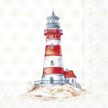 Салфетки 20бр Lighthouse екрю